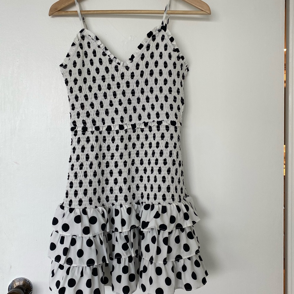 COPY - Polkadot Mini Dress Ruffle